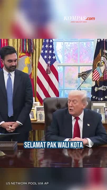 Pernah Saling Kecam, Trump Dan Zohran Mamdani Kini Berjabat Tangan