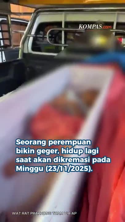 Perempuan Di Thailand Bergerak Di Dalam Peti Saat Hendak Dikremasi