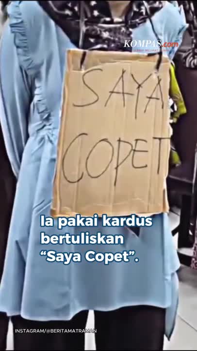 Ketahuan Mencopet, Wanita Diarak Keliling Pasar Tanah Abang