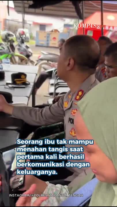 Haru Korban Banjir Di Sumut,  Akhirnya Bisa Video Call Keluarga