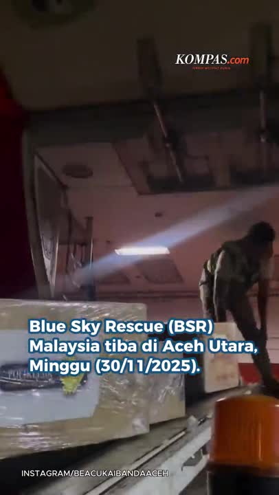 BSR Malaysia Tolong Korban Banjir Aceh, Bawa Obat Senilai Rp 4 M
