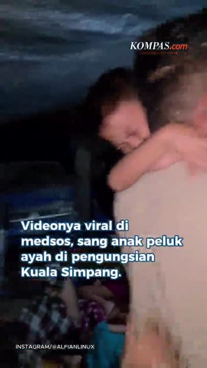 Tangis Anak Korban Banjir Aceh, Akhirnya Bertemu Ayah Setelah 4 Hari Di Hutan