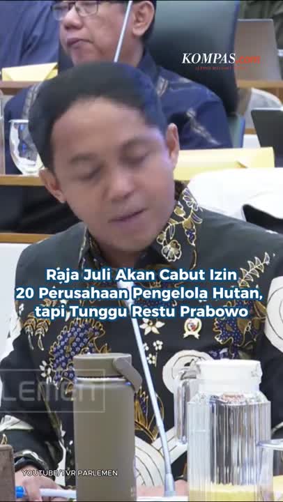 Raja Juli Akan Cabut Izin 20 Perusahaan Pengelola Hutan, Tapi Tunggu Restu Prabowo
