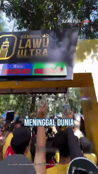 Dua Pelari Meninggal Di Ajang Siksorogo Lawu, Bukan Pemula