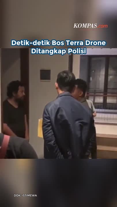 Detik-detik Bos Terra Drone Ditangkap Polisi