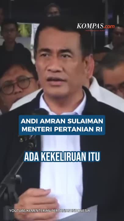 Mentan Amran: Berani Korupsi Bantuan, 1x24 Jam Saya Pecat