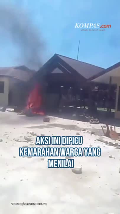 Dugaan Pengedar Narkoba Dilepas, Massa Bakar Polsek Muara Batang