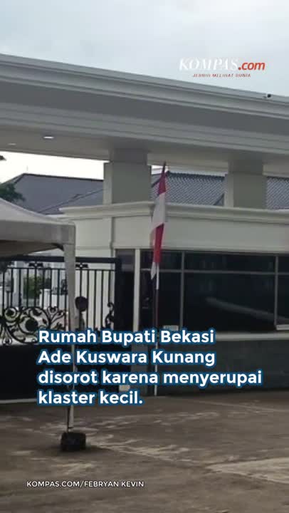 Megahnya Rumah Bupati Bekasi, Satu Kompleks Berisi Enam Bangunan