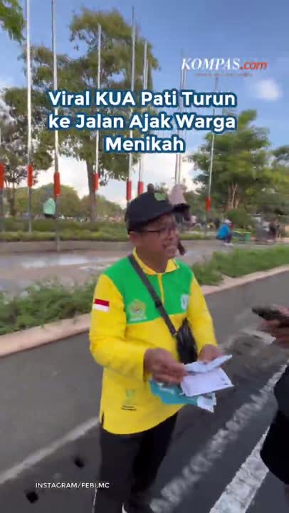 Viral KUA Pati Turun ke Jalan Ajak Warga Menikah