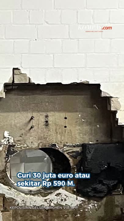 Bobol Bank Pakai Bor, Maling Gasak Rp 590 M