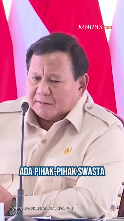 Prabowo: Lumpur Banjir Sumatera Diminati Swasta