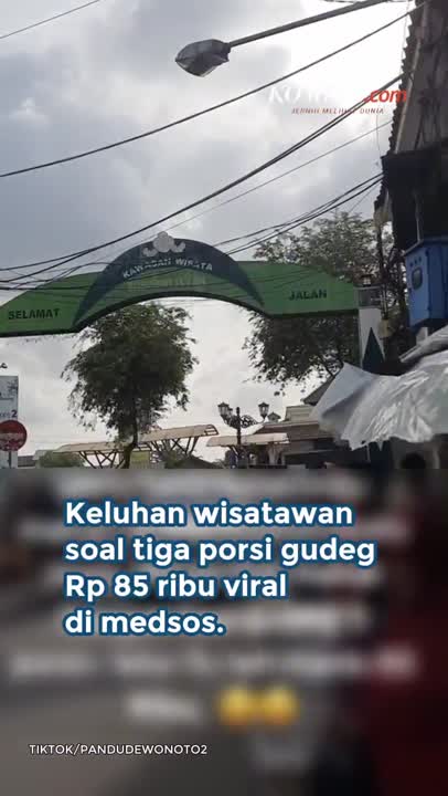 Viral 3 Porsi Gudeg Rp 85.000, UPT PKCB Yogyakarta: Itu Normal