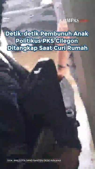 Detik-detik Pembunuh Anak Politikus PKS Cilegon Ditangkap Saat Curi Rumah