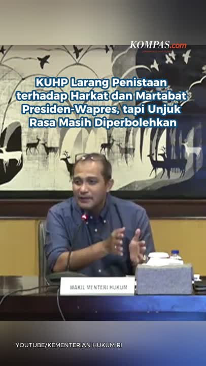 KUHP Larang Penistaan Terhadap Harkat Dan Martabat Presiden-Wapres, Tapi Unjuk Rasa Masih Boleh