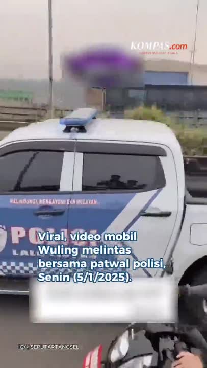 Polisi: Mobil Telolet Dan Berstrobo Bukan Dikawal, Kebetulan Melintas Bersama