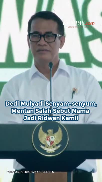 Dedi Mulyadi Senyam-senyum, Mentan Salah Sebut Nama Jadi Ridwan Kamil