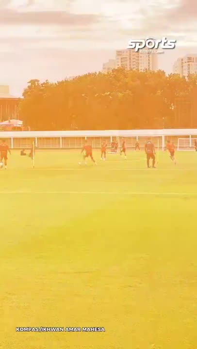 TIMNAS U22 INDONESIA GELAR LATIHAN TERAKHIR H-1 UJI COBA KONTRA MALI