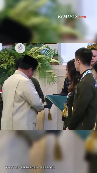 Momen Prabowo Hitung Medali Atlet SEA GAMES 2025