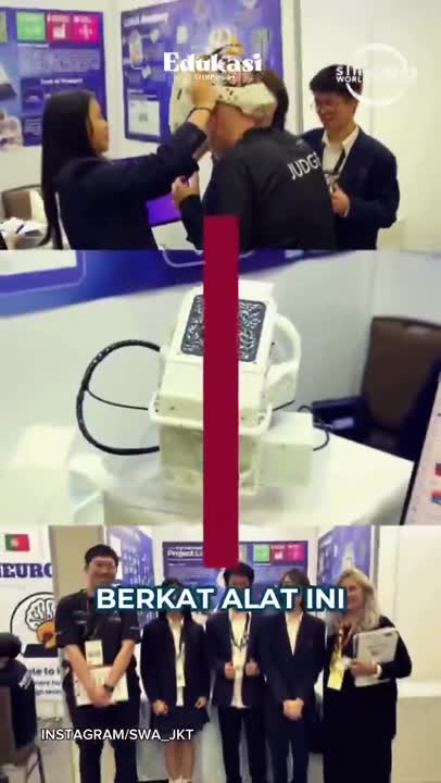 Siswa Indonesia Ubah Gelombang Otak Jadi Komunikasi Penyandang Disabilitas