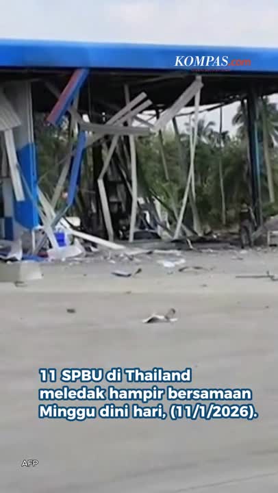 Rentetan Bom Meledak  Di 11 Pom Bensin Thailand  Dalam 40 Menit