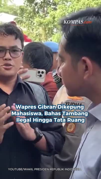 Wapres Gibran Dikepung Mahasiswa, Bahas Tambang Ilegal Hingga Tata Ruang