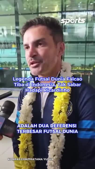 Legenda Futsal Dunia Falcao Tiba di Indonesia, Tak Sabar Hadapi Ricardinho