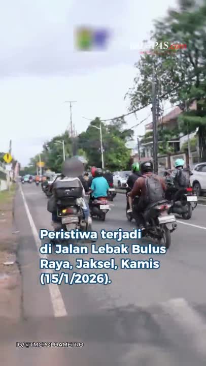 Ngamuk Dirazia Polisi, Pemotor Lawan Arah: Pencitraan Doang Kalian!