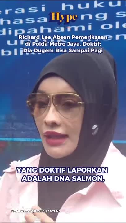 Richard Lee Absen Pemeriksaan di Polda Metro Jaya, Doktif: Dia Dugem Bisa Sampai Pagi