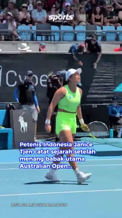 Cetak Sejarah, Janice Tjen Depak Petenis Unggulan dan Menang di Babak Utama Australian Open 2026