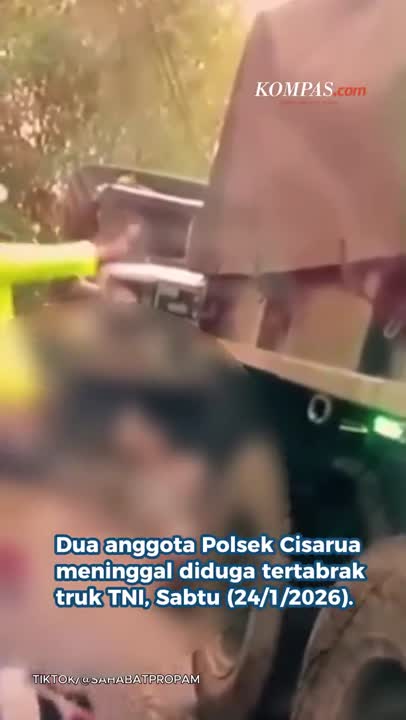 2 Polisi Meninggal Tertabrak Truk TNI, Korban Hendak Ke Lokasi Longsor Cisarua