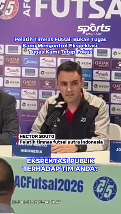 Pelatih Timnas Futsal: Bukan Tugas Kami Mengontrol Ekspektasi, Tugas Kami Tetap Fokus