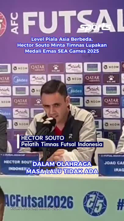 Level Piala Asia Berbeda, Hector Souto Minta Timnas Indonesia Lupakan Medali Emas SEA Games 2025