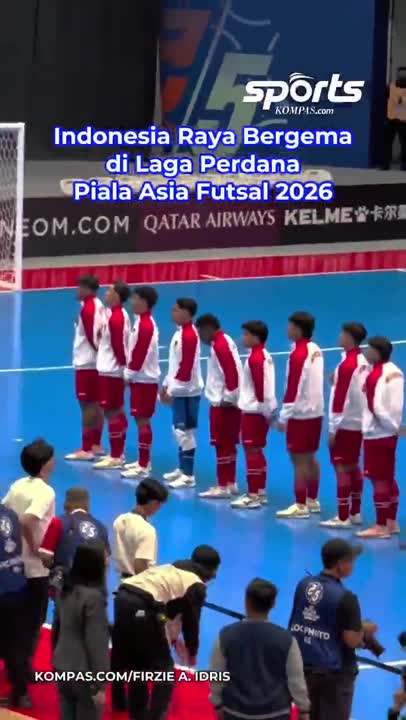 Indonesia Raya Bergema di Laga Perdana Piala Asia Futsal 2026