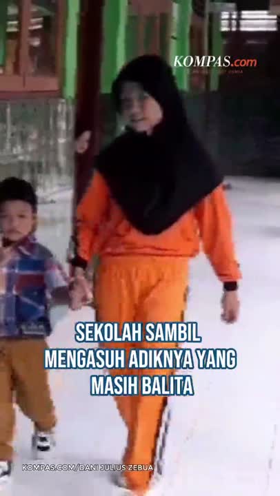 Siswi SD di Kulon Progo Sekolah Sambil Mengasuh Adik Saat Ibunya Melawan Kanker