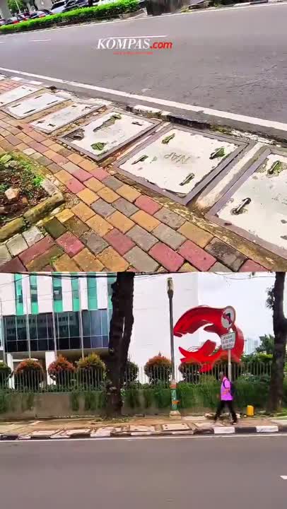 Trotoar Rasa Ninja Warrior di Jakarta