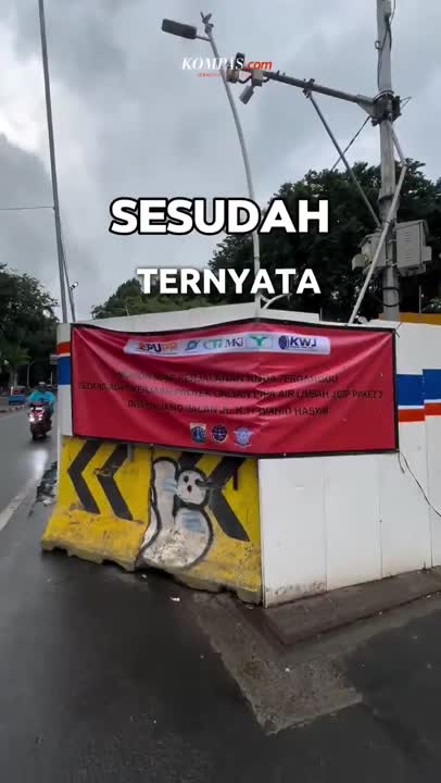 Trotoar Sempit Dekat Sarinah Akhirnya Dilebarin