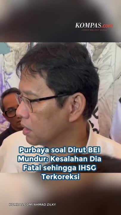 Purbaya Soal Dirut BEI Mundur: Kesalahan Dia Fatal Sehingga IHSG Terkoreksi