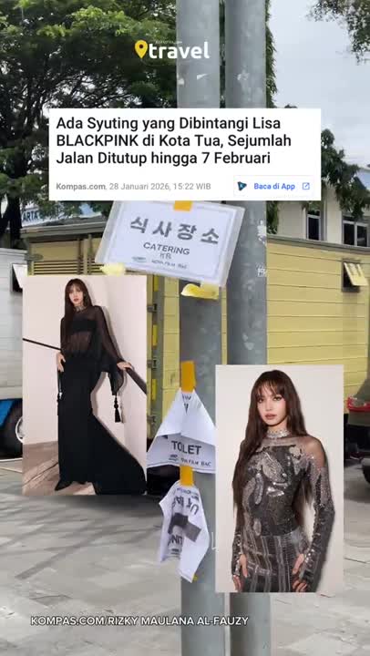 Kota Tua Jadi Lokasi Syuting Film Yang Dibintangi Lisa Blackpink, Sejumlah Jalan Ditutup