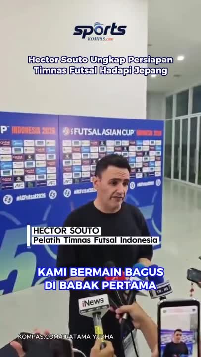 Hector Souto Ungkap Persiapan Timnas Futsal Hadapi Jepang