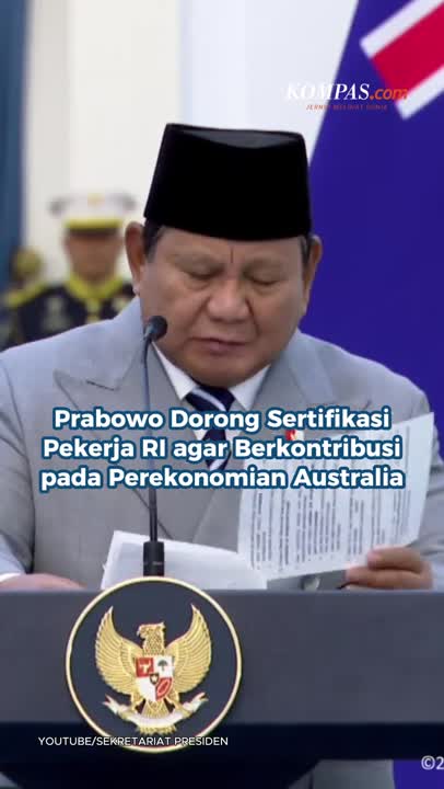 Prabowo Dorong Sertifikasi Pekerja RI, Buka Peluang Kerja Di Australia