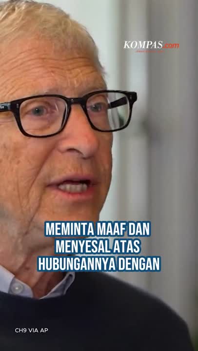 Bill Gates Minta Maaf, Menyesal Bertemu Epstein