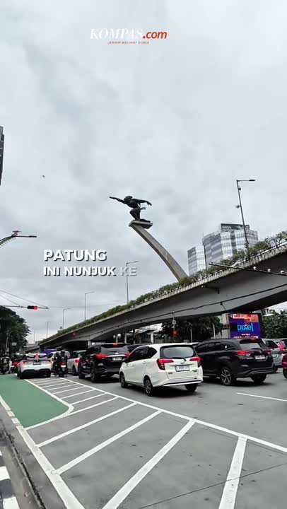 Patung Pancoran Sebenarnya Menunjuk ke Mana?