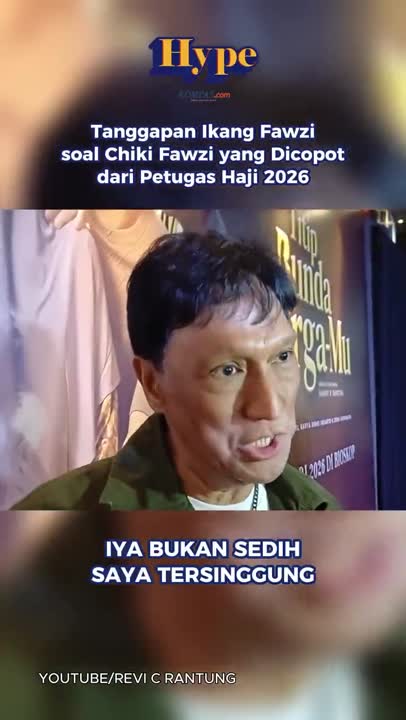 Tanggapan Ikang Fawzi soal Chiki Fawzi yang Dicopot dari Petugas Haji 2026