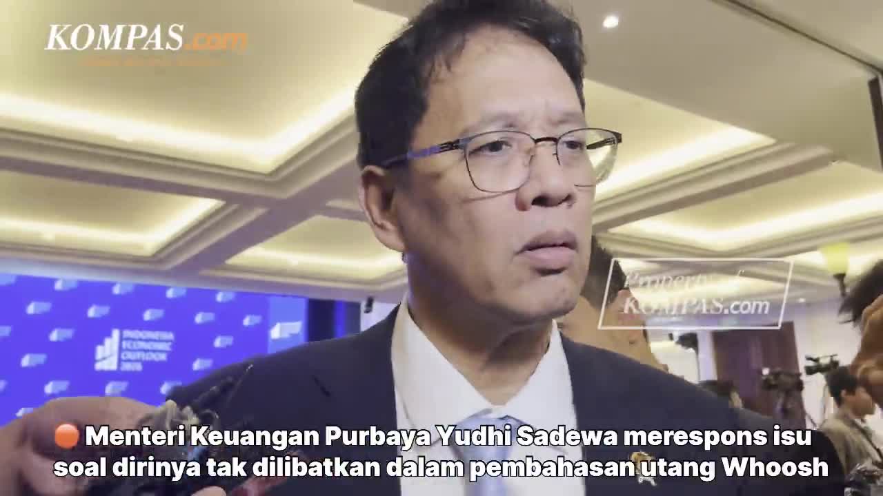 Purbaya Respons Isu Tak Dilibatkan Bahas Utang Whoosh