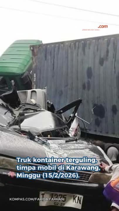 Pulang Syukuran Anak Jadi Hafiz, Sekeluarga Tewas Tertimpa Truk Kontainer