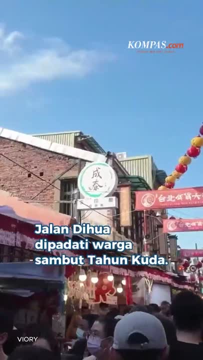 Semarak Imlek Taiwan, Pedagang Keluhkan Melemahnya Daya Beli