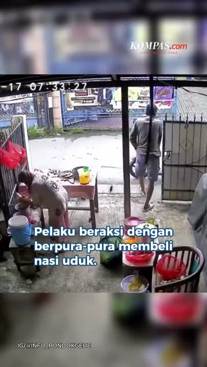 Pura-pura Beli, Pria Gasak Uang Nenek Penjual Nasi Uduk