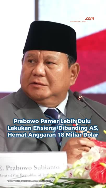 Prabowo Pamer Lebih Dulu Lakukan Efisiensi Dibanding AS, Mampu Hemat Anggaran 18 Miliar Dolar