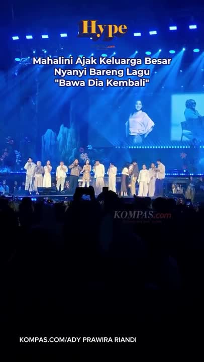 Mahalini Ajak Keluarga Besar Nyanyi Bareng Lagu "Bawa Dia Kembali"