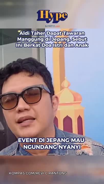 Aldi Taher Dapat Tawaran Manggung Di Jepang, Sebut Ini Berkat Doa Istri Dan Anak